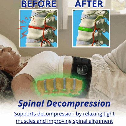 PhysioBelt – 3-in-1 Heated Massage & Support Belt