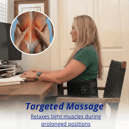 PhysioBelt – 3-in-1 Heated Massage & Support Belt